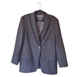 Norma Kamali Boyfriend Blazer Jacke Damen schwarz Größe XL - Bild 1 von 6