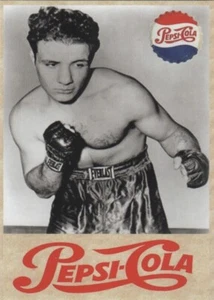 Jake LaMotta Pepsi Cola Werbung Promo Reproduktion Boxkarte - Bild 1 von 3