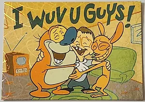 The Ren & Stimpy Show - I Wuv U Guys! Prismatic Card Card #5 Of 50 - Picture 1 of 2