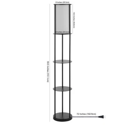 Safavieh HAYES IRON FLOOR LAMP, Reduced Price 2172716842 FLL4097A - Image 1 of 4