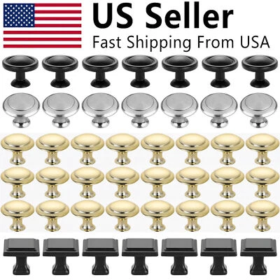 10-50Pcs Door Knobs Hardware Cabinet Handles Cupboard Drawer Kitchen Pulls - Image 1 of 4