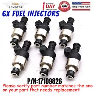 JUEGO (6) Inyectores de Combustible para 94-99 Buick Century 97-99 Chevrolet Malibu 3.1L V6 - Imagen 1 de 6