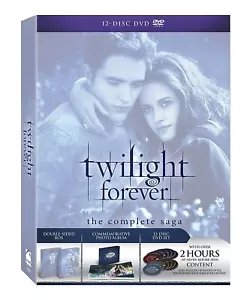 Twilight Forever: The Complete Saga 12-Disc DVD Box Set, 2013 - NEW - Lionsgate - Picture 1 of 8