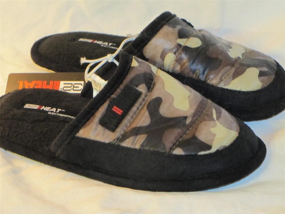 Nuevas pantuflas de lana negras y camuflaje resistentes a la intemperie 32 grados para niños, talla pequeña 9-10 Foto 1 de 1