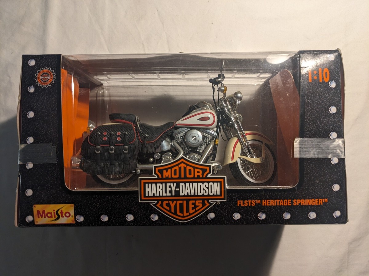 Maisto Harley-Davidson FLSTS Springer 黒赤 Maisto Harley-Davidson FLSTS Springer 黒赤 Harley Davidson
