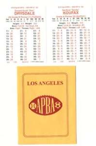 1965 APBA World Series Champions - Los Angeles Dodgers Team Set