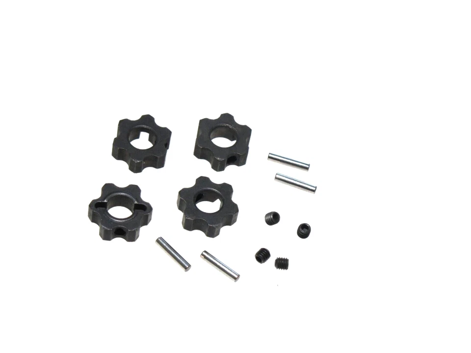 TKR9500 TEKNO SCT410 2.0 1:10 HEXÁGONOS DE RUEDA DE CAMIÓN DE RECORRIDO CORTO CON PASADORES Foto 1 de 1