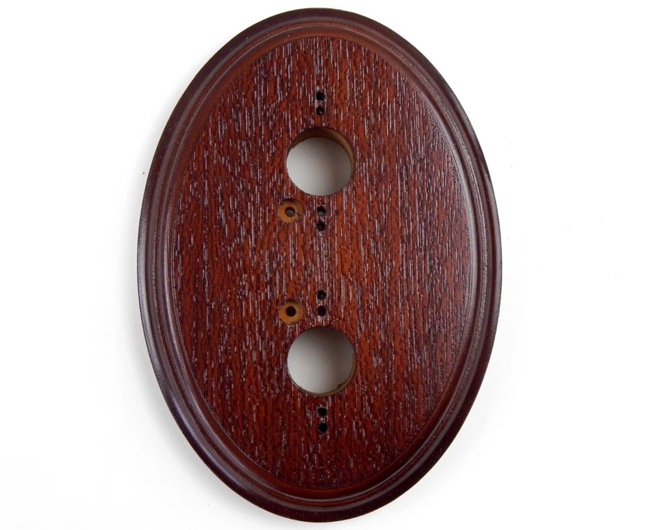 Винтажный старинный период дом стиль кедра дерева двойной Dolly выключатель света матрас - Изображение 1 из 4