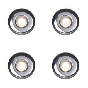 Litecraft Penrith Recess Downlight Fixed Spotlight in Chrome - 4 Pack Clearance - Picture 1 of 4