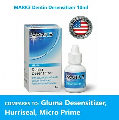 CARGUS MARK3 Dental Dentin Desensitizer NO Glutaraldehyde 10mL Bottle MFG#: 4500