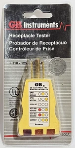 GB Instruments 110-125V tester presa GRT-500A - Foto 1 di 6