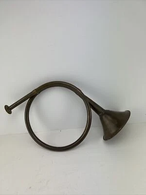 Vintage Solid Brass Decorative French Horn 12'' Wide. - image 1 of 4