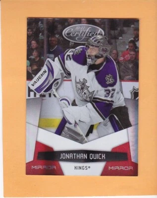 JONATHAN QUICK 2010-11 CERTIFIED MIRROR RED /250 LOS ANGELES KINGS #68 NM-MT  A1 - Image 1 of 2