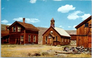 IGLESIA METODISTA Bodie, California CA Ghost Town - Postal - Imagen 1 de 2