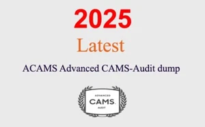 ACAMS Advanced CAMS-Audit dump GUARANTEED (1 month update) - Picture 1 of 1