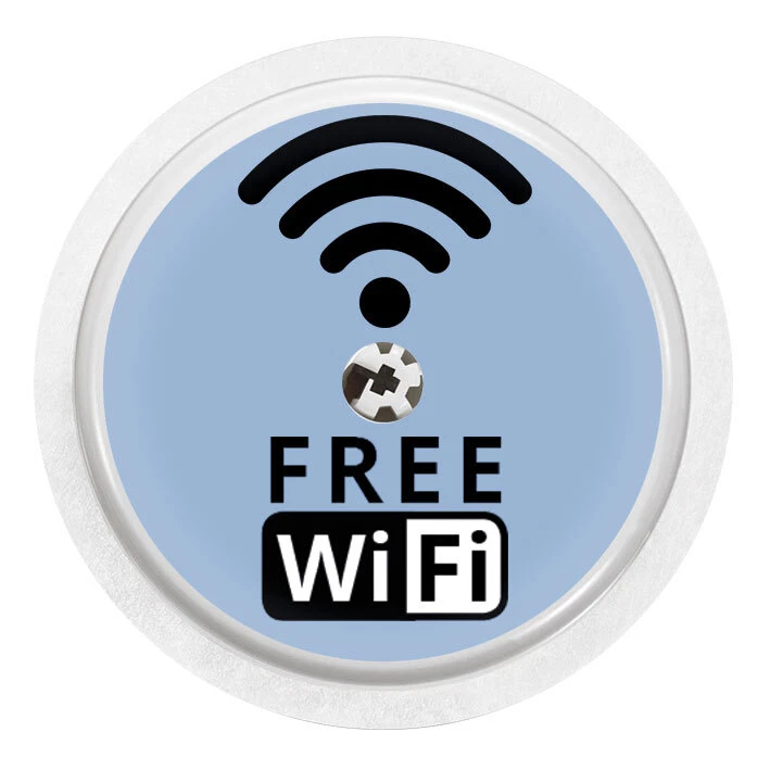 Aufkleber Sticker für FreeStyle Libre 2 Sensor 2x Free WiFi myDili Diabetes