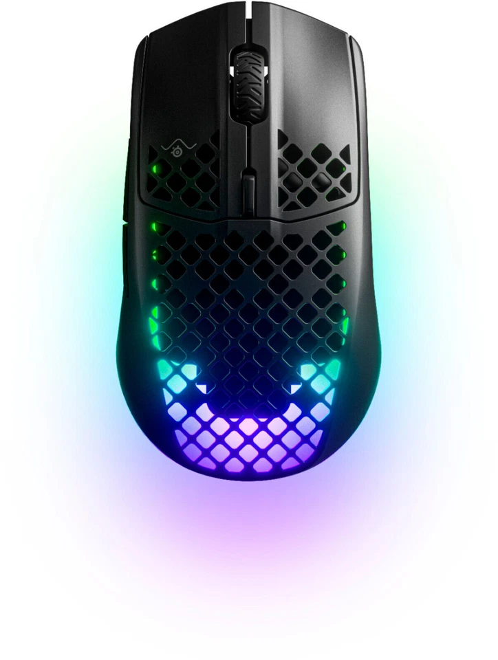 SteelSeries Aerox 3 Wireless Optical Gaming Mouse - Onyx (2022 Edition)