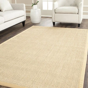 Safavieh Power Loomed Natural Fiber Collection Maize/Wheat Area Rugs - NF443A - Picture 1 of 25