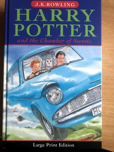 RARE Harry Potter and the Chamber of Secrets – UK 1st Print HB Large Print - Picture 1 of 9