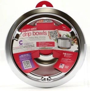 Range Kleen - Drip bowls Electric range, C-Style, #179A Heavy Duty Chrome - Picture 1 of 2