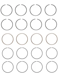 EngineTech Piston Ring Set for 1 Engine Standard Size Standard Size Direct Fit - Picture 1 of 5