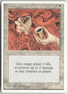 Healing Salve Magic The Gathering 4th Edition MTG Card Played - Foto 1 di 2