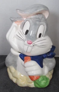 VTG LOONEY TUNES 1999 BUGS BUNNY COOKIE JAR NO BOX PLS READ DESCRIPTION - Picture 1 of 11