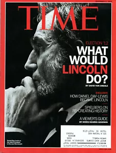 time magazine november 5 2012 daniel day-lewis abraham lincoln felix baumgartner - Picture 1 of 2