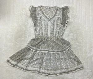 Chelsea And Violet Junior Gr. M Blumenmuster Stufen Rüschen Kleid Chiffon - Bild 1 von 9