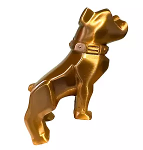 Brand New Genuine Mack Trucks Matte Gold Full Sized Bulldog Bonnet Mascot Statue - Picture 1 of 7