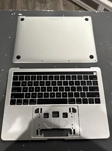 GRD B+ MacBook Pro 13" A1708 Top Case Silber Tastatur FUNKTIONIERT NICHT* - Bild 1 von 9