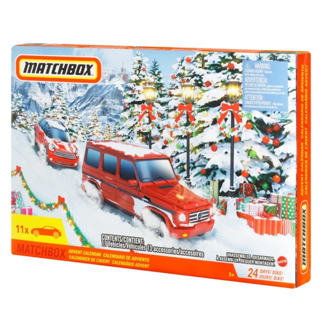 Mattel Matchbox 2022 Advent Calendar - Multicolor (MTLBHJW40)