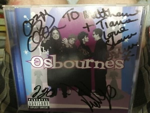 Early SIGNED the Osbornes CD by Ozzy Sharon Kelly & Jack Osborne Black Sabbath - Picture 1 of 5