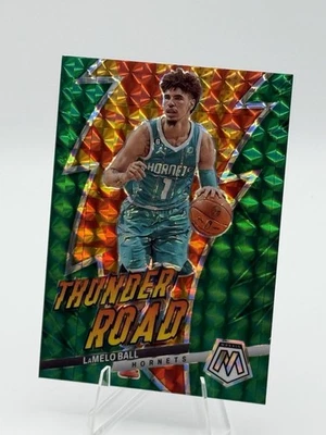 LaMelo Ball ~ 2022-23 Panini Mosaic ~ Thunder Road Green Prizm - Image 1 of 2