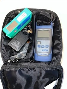 EXFO FPM-300 FPM-302 Handheld Fiber Optical Power Meter plus connectors! - Picture 1 of 5