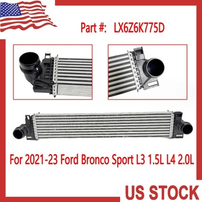 Intercooler For 2021-2023 Ford Bronco Sport L3 1.5L L4 2.0L Turbocharged NEW Foto 1 de 4