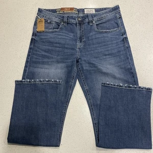 Herren TK Axel Jeans Größe 38 x 32 Slim Boot Cut Stretch Neu mit Etikett - Bild 1 von 7