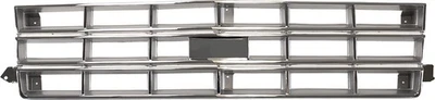 Grille For 82-90 Chevrolet S10 83-90 S10 Blazer Chrome Plastic Foto 1 de 4