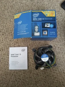 Intel LGA1150 CPU Cooler And Box ONLY - No CPU included. Cooler Never Used - Afbeelding 1 van 3