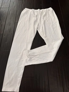 Fruit of the Loom womens XL thermal base layer pants WHITE - Picture 1 of 4