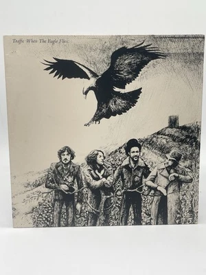 TRAFFIC WHEN THE EAGLE FLIES 12" LP VG+ VINYL RECORD ASYLUM 1974 - Image 1 of 4