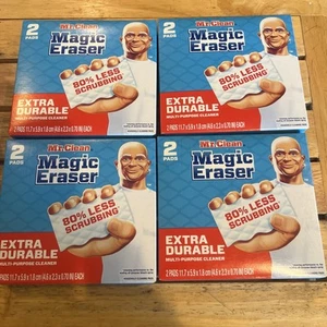 Mr. Clean Magic Eraser Original Powerful Multi-Purpose Cleaning 2 Pads Pack of 4 - Picture 1 of 1
