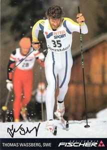 Thomas Wassberg (S) - Langlauf - signierte Autogrammkarte - Picture 1 of 1