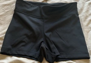 Women’s Adidas Black Spandex Shorts Size Small (8-10) - Picture 1 of 5