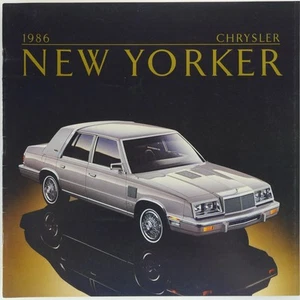 1986 Chrysler New Yorker Dealer Sales Brochure NOS Large Showroom Size Catalog - Picture 1 of 5