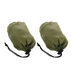  2pcs Waterproof Raincoat Organizer Bag With Drawstring Portable Storage Pouches - Picture 1 of 17