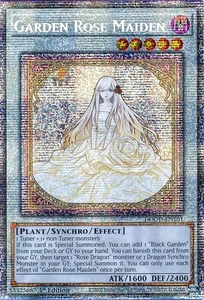 Yugioh DOOD-EN101 Garden Rose Maiden Starlight Rare 1st Edition MINT - Picture 1 of 1