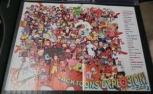 Nicktoons Explosion Nickelodeon Print Ad 2007 16x11 - Picture 1 of 1