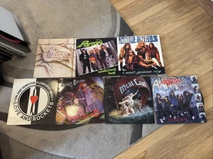 Anthrax Meat Loaf Living Colour Live & Rocket Chicago Poison Little Angels Vinyl - Picture 1 of 8
