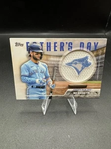 Tarjeta de parche del equipo del Día del Padre 2023 Topps Serie 2 Bo Bichette #FD-BB Blue Jays - Imagen 1 de 2